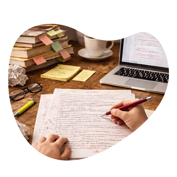 Book editing service support